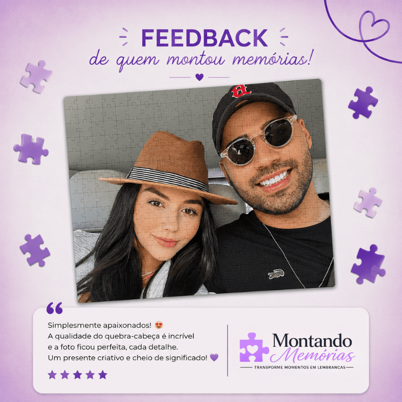 Feedback de cliente Montando Memórias 2